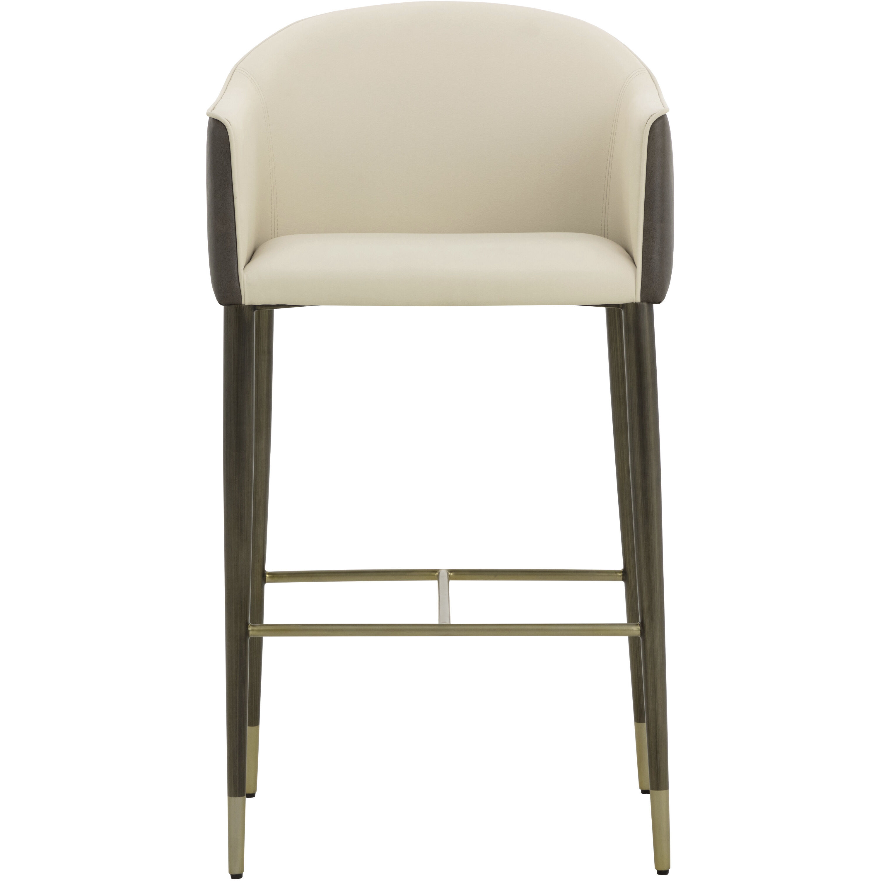 Kylin 41.75 inch Dillon Cream / Bravo Ash Barstool